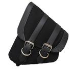 zijtas zwart Canvas 1984-2017 Softail, Motoren, Niet ingevuld, Niet ingevuld, Nieuw, Ophalen of Verzenden