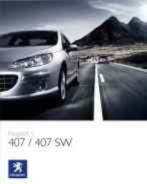 Peugeot 407 e/o SW brochure/autofolder '03 '04 05 06 '07 '09, Boeken, Auto's | Folders en Tijdschriften, Peugeot, Ophalen of Verzenden