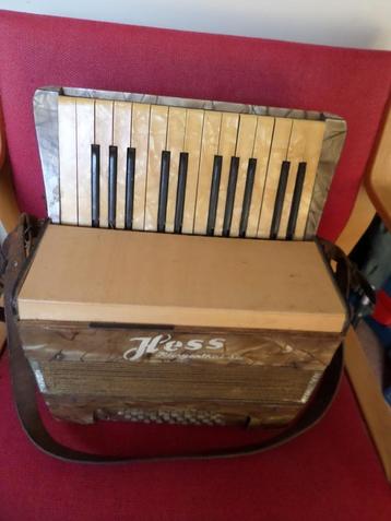Accordeon Antiek - Ernst Hess Klingenthal - Sa - 1921 beschikbaar voor biedingen
