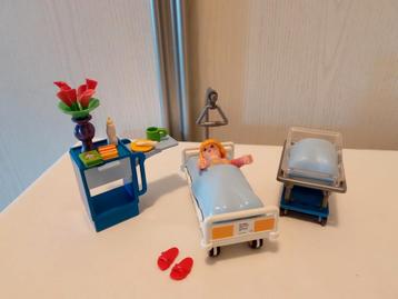 Playmobil 6660 kraamkamer, moeder met baby compleet