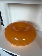 IKEA VARMBLIXT Donut Lamp - Oranje Glas, Ophalen of Verzenden, Zo goed als nieuw, Glas, Minder dan 100 cm