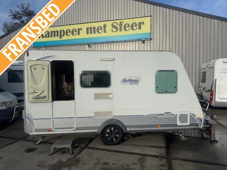 Caravelair Ambiance 420 met mover en voortent., Caravans en Kamperen, Caravans, Bedrijf, tot en met 4, 750 - 1000 kg, Treinzit