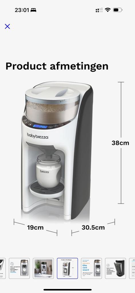 Baby brezza formula pro advanced, Kinderen en Baby's, Babyvoeding en Toebehoren, Zo goed als nieuw, Overige typen, Ophalen of Verzenden