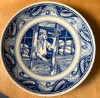Delfts blauw bord de bakker, Ophalen of Verzenden