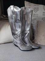 Pull&Bear hoge zilveren cowboylaarzen NIEUW 36, Hoge laarzen, Overige kleuren, Nieuw, Ophalen of Verzenden