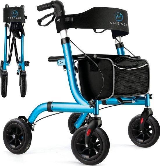 Rollator Safe Age, Diversen, Rollators, Nieuw, Lichtgewicht, Opvouwbaar, Ophalen