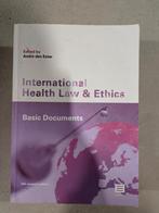 International Health Law & Ethics - André den Exter, Ophalen of Verzenden, Zo goed als nieuw, WO, André den Exter