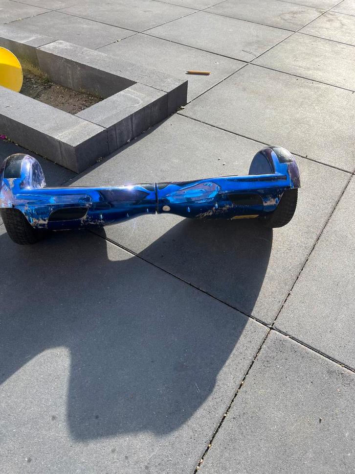 Hoverboard - Zo goed als nieuw! Blauw  met lichtjes, Kinderen en Baby's, Speelgoed | Buiten | Actiespeelgoed, Zo goed als nieuw
