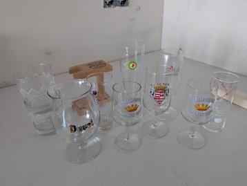 Diverse glazen bier / disaronno / mix beschikbaar voor biedingen
