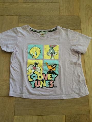 Leuk kort shirtje van Looney Tunes 134/140 beschikbaar voor biedingen