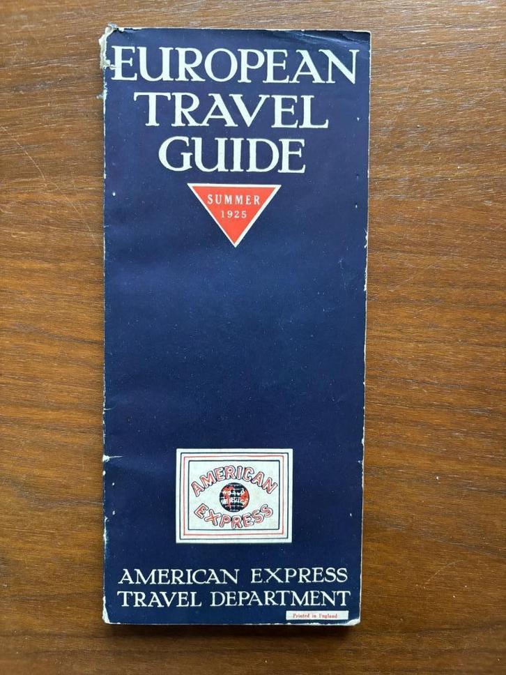 American Express Travel Guide (1925), Antiek en Kunst, Antiek | Boeken en Bijbels, Ophalen of Verzenden