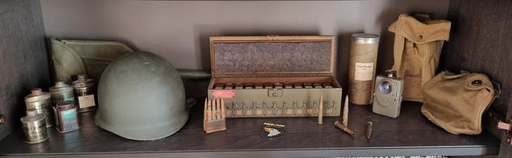 WO2 Militaria Collectie, Verzamelen, Militaria | Algemeen, Landmacht, Amerika, Ophalen