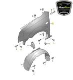 Spatbord Links Voor Volkswagen Lupo (6X1) 2004 |6X0821021E|, Gebruikt, Volkswagen, Volkswagen AG, Kundenbetreuung@volkswagen.de
