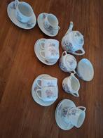 Kpm servies roze grijze bloemen, Antiek en Kunst, Antiek | Servies compleet, Ophalen