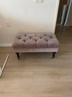 mister chesterfield hocker/poef, Huis en Inrichting, Banken | Voetenbanken en Poefen, Ophalen, Gebruikt, Rechthoekig, 75 tot 100 cm