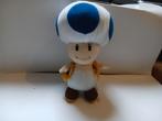 Blue toad plush mario, Ophalen of Verzenden, Overige figuren, Zo goed als nieuw, Knuffel