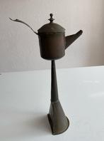 Antieke olielamp / snotneus / petroleumlamp, Antiek en Kunst, Antiek | Koper en Brons, Ophalen