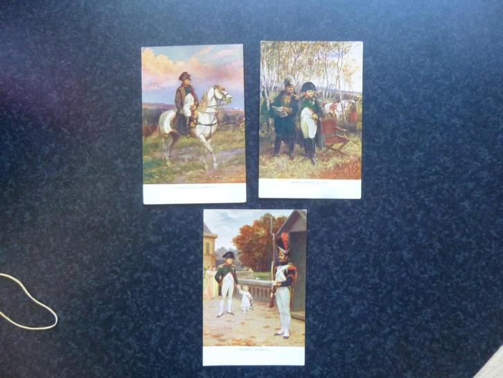 NAPOLEON  3 stuks, Verzamelen, Ansichtkaarten | Themakaarten, Voor 1920, Ophalen of Verzenden
