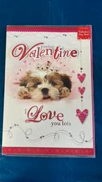 Valentijnskaart met hondje, Ophalen of Verzenden, 1980 tot heden, Overige thema's