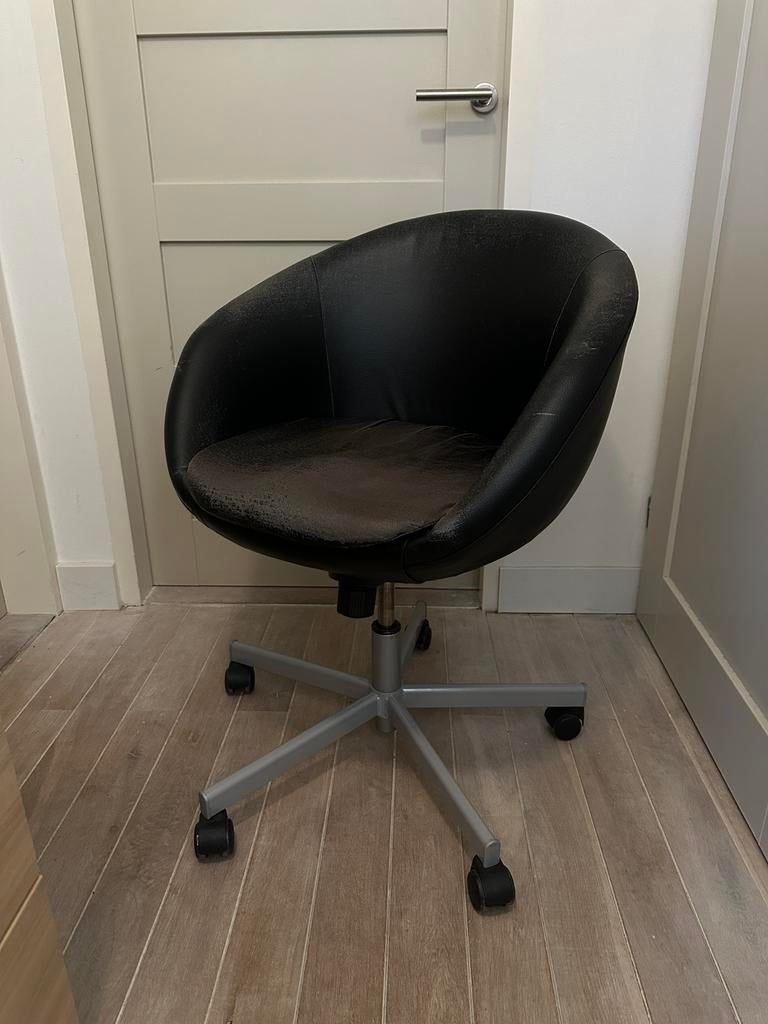Ikea SKRUVSTA bureaustoel, Huis en Inrichting, Bureaustoelen, Ophalen, Gebruikt, Zwart, Bureaustoel