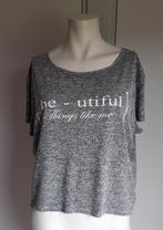 Hele Mooie en Leuke TOP, maat L, PIMKIE, Kleding | Dames, Maat 42/44 (L), Ophalen of Verzenden, Zo goed als nieuw, Grijs