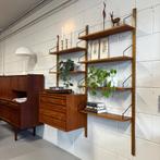 - Vintage wandmeubel •Poul Cadovius• -, Huis en Inrichting, Gebruikt, ., 150 tot 200 cm, Ophalen of Verzenden
