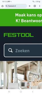 GEZOCHT ALLE  FESTOOL MATERIALEN, Doe-het-zelf en Verbouw, Gereedschap | Boormachines, Ophalen of Verzenden, Boor- en Schroefmachine
