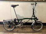 Brompton M3R Racing Green - Premium Dealer met garantie, Fietsen en Brommers, Gebruikt, Brompton, Verzenden, 16 tot 18 inch