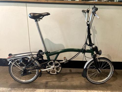 Brompton M3R Racing Green - Premium Dealer met garantie, Fietsen en Brommers, Fietsen | Vouwfietsen, Gebruikt, Brompton, 16 tot 18 inch