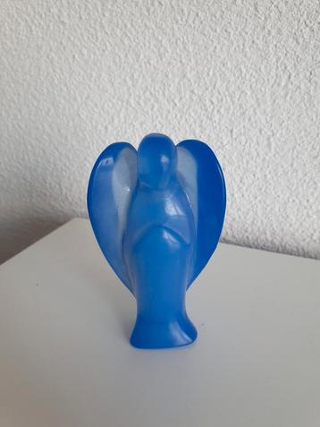 Blauwe obisidiaan edelsteen Engel 10cm beschikbaar voor biedingen