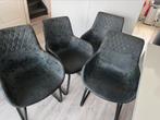 Gratis ophalen, Huis en Inrichting, Stoelen, Ophalen, Gebruikt, Leer, Vier