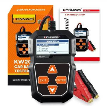 Konnwei KW208 – Digitale 12V Batterijtester voor Auto’s | AG beschikbaar voor biedingen