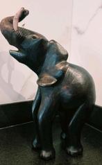 Olifant Hout, Verzamelen, Beelden en Beeldjes, Ophalen of Verzenden, Zo goed als nieuw, Dier