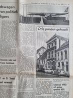 VLIEGTUIGEN: DC-8-63 van de KLM op luchthaven Eelde 1970, Verzamelen, Ophalen of Verzenden, 1960 tot 1980, Knipsel(s)