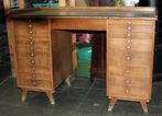 Oude horlogemaker werkbank / bureau met laden, Doe-het-zelf en Verbouw, Werkbanken, Ophalen, Gebruikt, 120 tot 170 cm