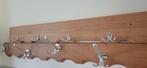 Houten Kapstok met Alu knaapjes, Gebruikt, 100 tot 150 cm, Hout, Ophalen