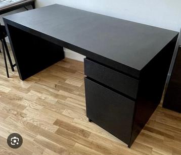 Bureau Malm (IKEA) met bureaustoel - afbeelding 1