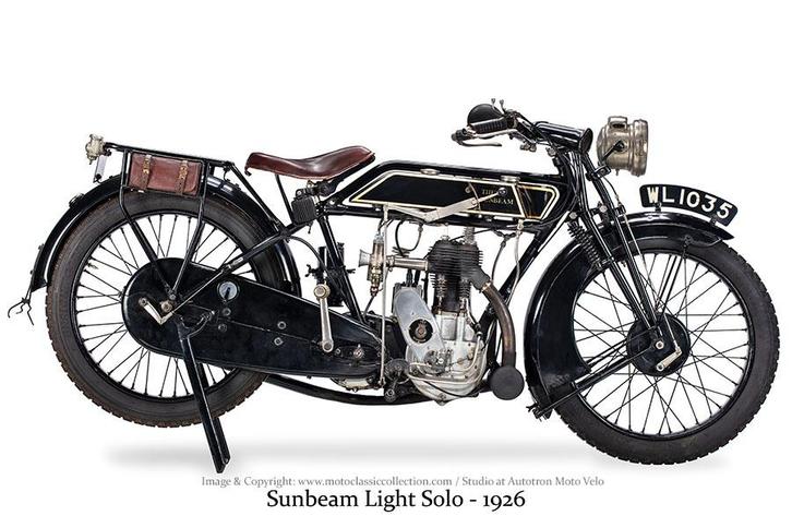 Sunbeam 1926 LIGHT SOLO Model 5 499cc 1CYL SV, Motoren, Motoren | Oldtimers, Toermotor, Ophalen