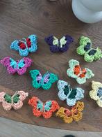 Gehaakte Vlinders - Katoen - Diverse Kleuren, Hobby en Vrije tijd, Breien en Haken, Ophalen of Verzenden, Nieuw, Haken, Overige typen