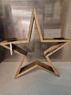 Grote houten ster kandelaar, Ophalen, Nieuw