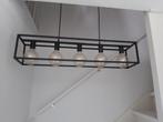 Moderne hanglamp met 5 lichtbronnen, Ophalen, Zo goed als nieuw, Glas, Modern