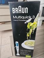 Braun Multiquick 3 Handprocessor - Nieuw in doos, Witgoed en Apparatuur, Blenders, Ophalen of Verzenden, Nieuw, Blender