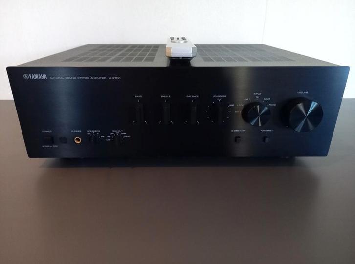 YAMAHA A-S700 'TOP-ART' SERIES 2 X 160 WATT 4 OHM INCL A.B., Audio, Tv en Foto, Versterkers en Receivers, Zo goed als nieuw, Stereo