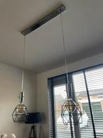 Lamp met 2 kapjes excl gloeilampen, Ophalen, Gebruikt, Metaal, Minder dan 50 cm