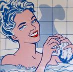 Roy Lichtenstein - Woman in Bath - Zeefdruk, Verzenden