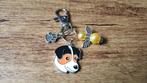 Sleutelhanger Jack russel B emaille Puppy guardian angel, Verzenden, Nieuw, Dier of Natuur
