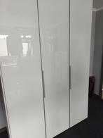 Hoogglans witte kledingkast, Ophalen, Gebruikt, 200 cm of meer, 150 tot 200 cm