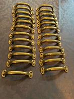 24 handgrepen koper keuken laden, Doe-het-zelf en Verbouw, Hang- en Sluitwerk, Ophalen of Verzenden, Gebruikt, Koper of Messing