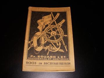 Catalogus Fa Eduard & Co Boot en Jachtartikelen uit 1948  beschikbaar voor biedingen