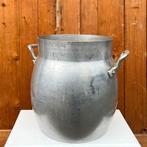 Bus pot metaal aluminium origineel Ø 23 cm hoogte 29 cm, Antiek en Kunst, Ophalen of Verzenden